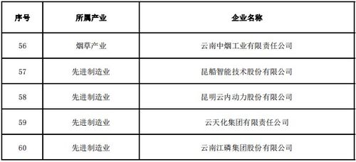正在公示 云南这些企业拟入选省重点产业领军企业